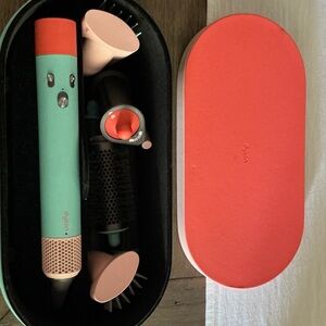 Dyson Multi-Styler in Mint & Coral with Matching Case